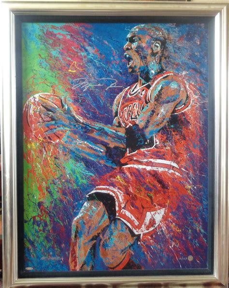 Lot Detail - Michael Jordan Signed Framed Fine Art Giclee Magnificently