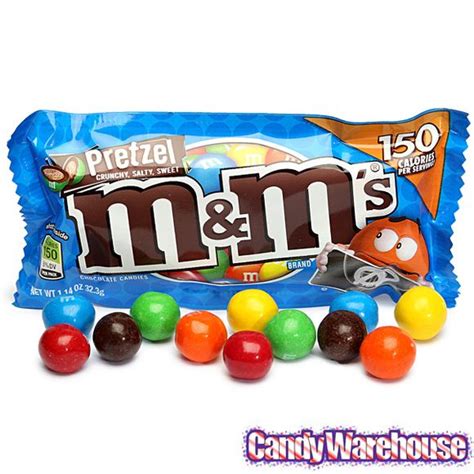 Mandms Candy Packs Pretzel 24 Piece Box Chocolate Pretzels