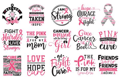 art and collectibles drawing and illustration digital fight svg breast cancer awareness svg cancer