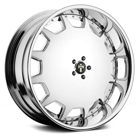 Dub® X 37 Mogul 3pc Wheels Chrome Rims