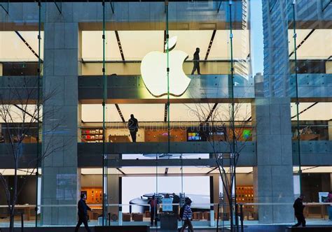 Apple Flagship Store George Street Sydney Australia Editorial