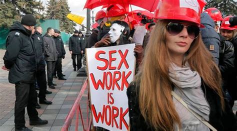 Sex Workers March In Ukraine Demanding Legalisation World News The