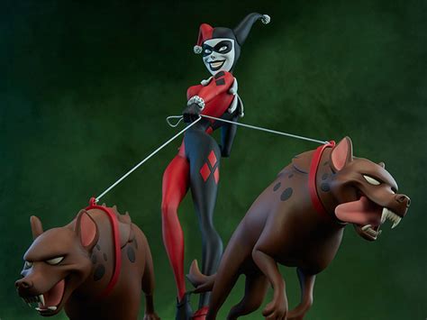 Batman The Animated Series Harley Quinn With Hyenas Statue