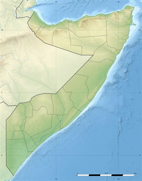 Detailed Relief Map Of Somalia Somalia Africa Mapsland Maps Of