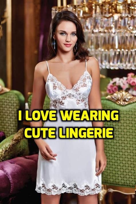 Pin On TG Captions In Feminine Lingerie