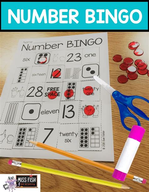 Number Bingo 1 30 Math Place Value Teaching First Grade Ten Frames