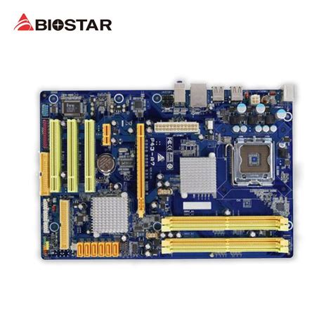 Original Biostar P43 A7 Desktop Motherboard P43 Lga 775 Ddr3 8g Sata2