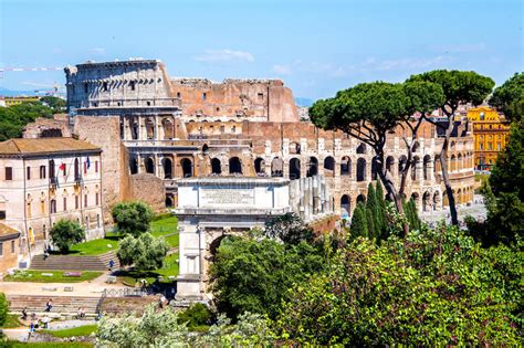 The Colosseum In Rome Italy Stock Photo Image Of Forum Imperial