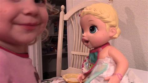 Baby Alive Snackin Lily 4 Year Old Feeds Doll Youtube