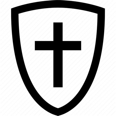Badge Christian Cross Crucify God Jesus Religion Icon Download
