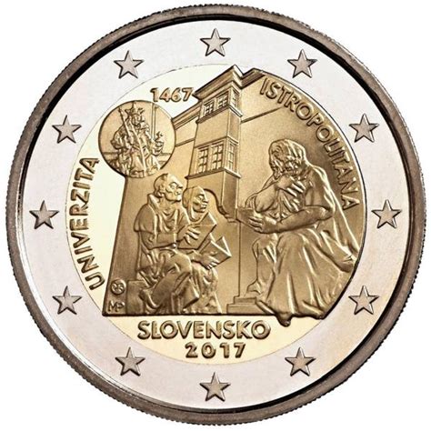 Piece De 2 Euros Rare Slovensko Prix - Slovensko 2 Euro 2009 : 2 Euro Coin From Slovakia Stock Photo Download