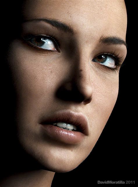David Moratilla's Close-up Portraits are Actually 3D Renderings ...