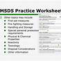 Msds Activity Worksheet Answers