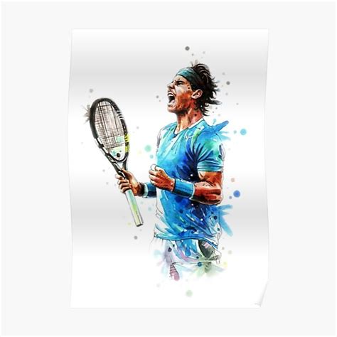 Art Rafael Nadal Poster For Sale By Sonnysilvia Redbubble