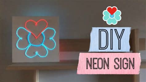 〖jewelbits〗diy Neon Sign For Room Decor Youtube