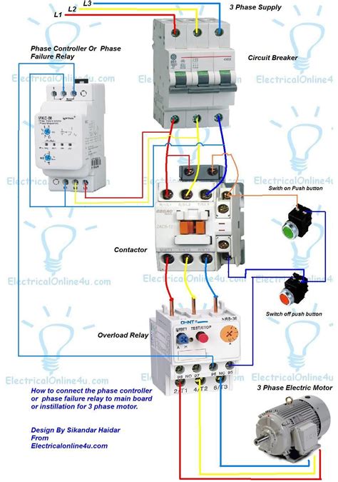3 Phase Contactor With Overload Wiring Diagram Pdf Electrical Wiring