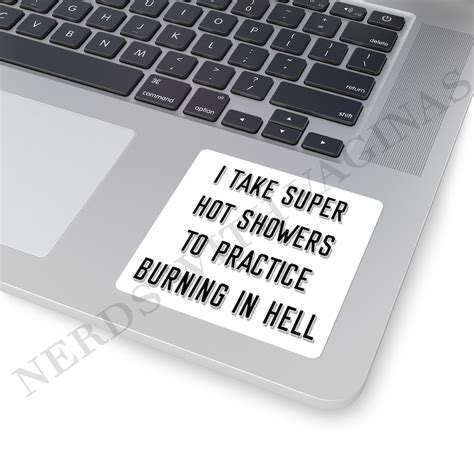 Hot Showers Stickers Nerdswithvaginas