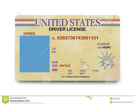 Blank Drivers License Template Sample Design Templates