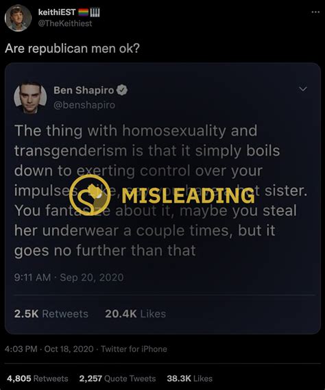 Did Ben Shapiro Tweet About A Hot And Beautiful Sister