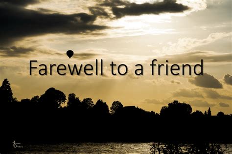 Farewell To A Friend Simply Jd