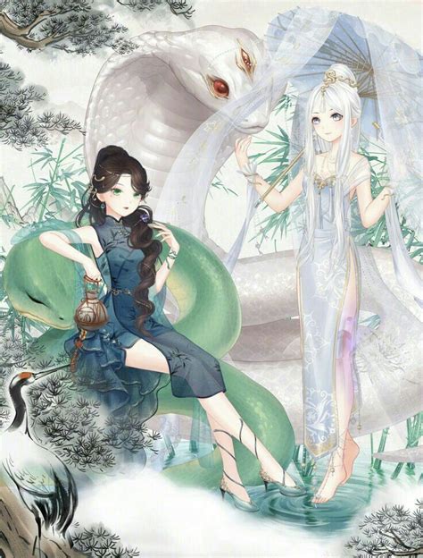 White Snake Legend Chinese Fairy Tale Anime Style ในปี 2020 ศิลปะ