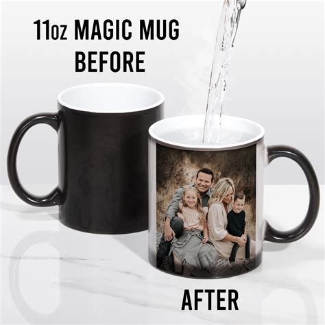 Custom Magic Mug Pictured Magic Mug Gift Personalized Magic Coffee