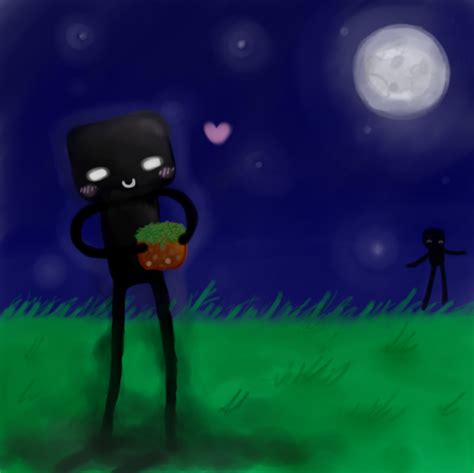 Enderman Love By The Newby On Deviantart Minecraft Art Minecraft