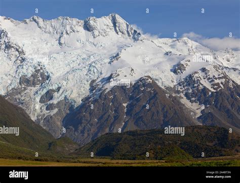 The Southern Alps From Mount Cook Village South Island New Zealand