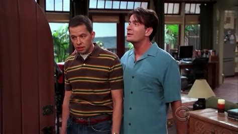 Two And A Half Men Judiths Pregnant From Alan Again Hd Youtube