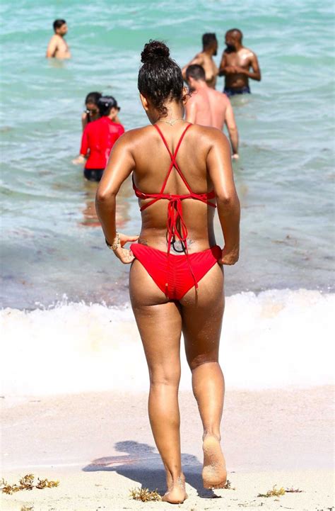 Christina Milian In Red Bikini In Miami Sawfirst The Best Porn Website