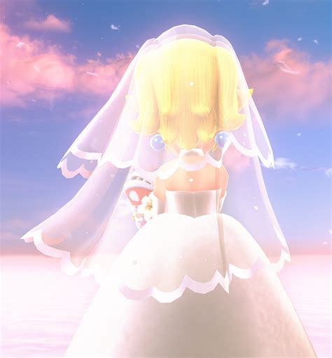 Another Look At Peachs Wedding Dress In Super Mario Odyssey