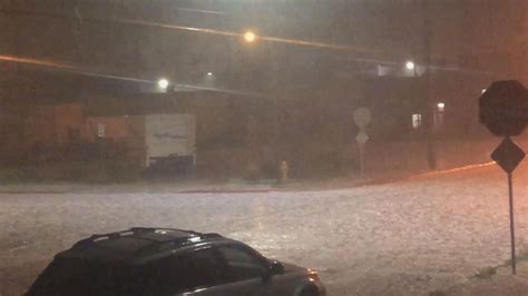 Two Hail Storms Sweep Across Panhandle Within Nine Hours