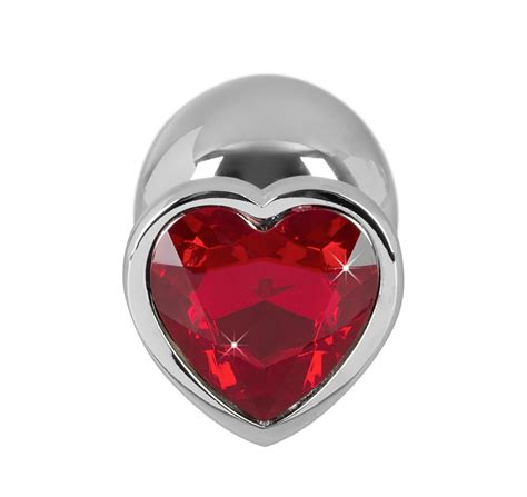 diamond 159g os alumínium anál dildó ezüst piros