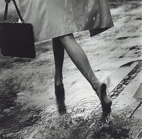 Rainy Days Paul Huf 1963 Nylonkousen Vrouw Fotografie