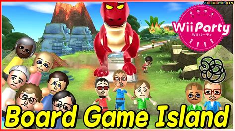 wii party board game island master com alonso vs akria vs lucia vs matt alexgamingtv youtube