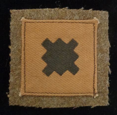 British 18th Infantry Divisionprintedcirca193945 Relic