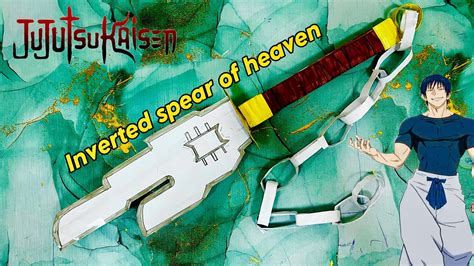 How To Make Tojis Inverted Spear Of Heaven With Paper Jujutsu Kaisen