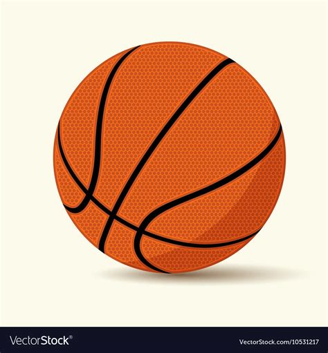 Basketball Cartoon Style Royalty Free Vector Image