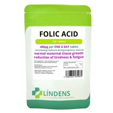 Folic acid for men is just as important as folic acid. Folic Acid Tablets - 400mcg (240 Tablets) - Zoom Baby