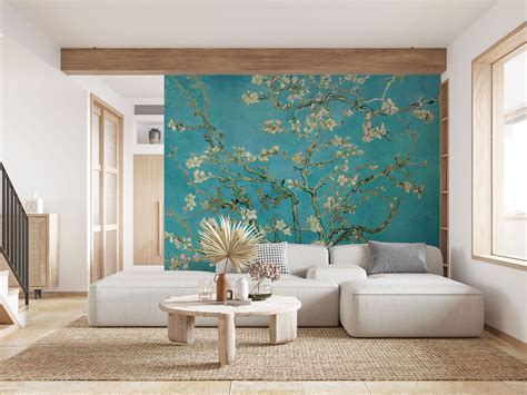 Van Gogh Almond Blossoms Wall Design Premium Wallpaper