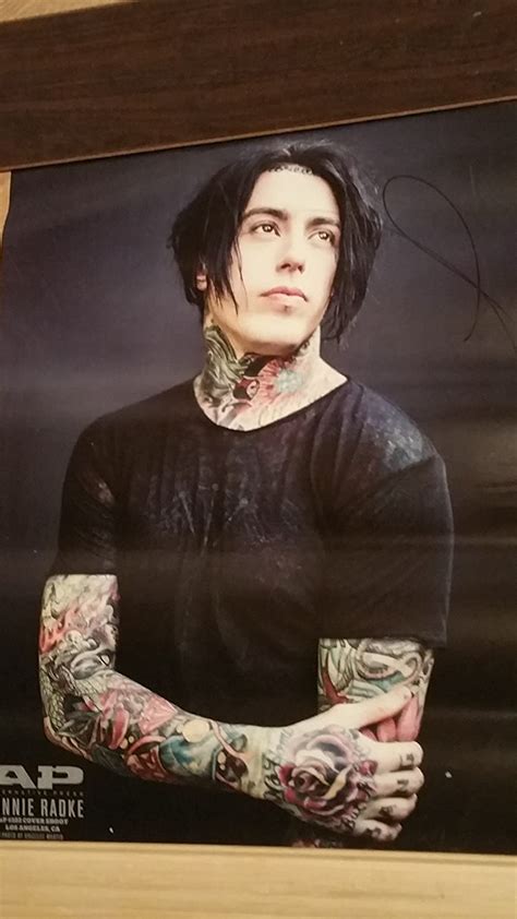 Ronnie Radke Signed Autographed Autophoto Poster Falling In