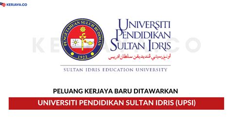 Upsi is a peaceful place with all the facilities you need. Permohonan Jawatan Universiti Pendidikan Sultan Idris UPSI