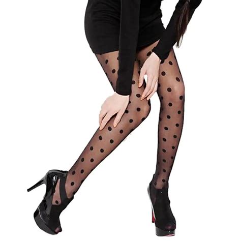 fashion 1pc women sexy tights pantyhose sheer lace big dot pantyhose stockings tights dots