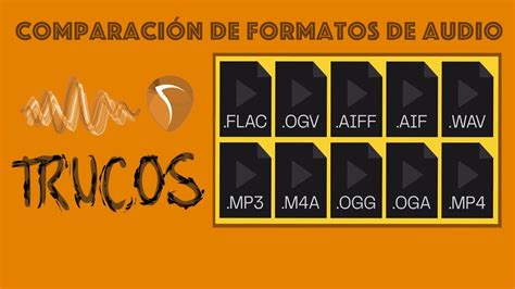 Comparación de archivos de audio WAV FLAC MP y M A YouTube