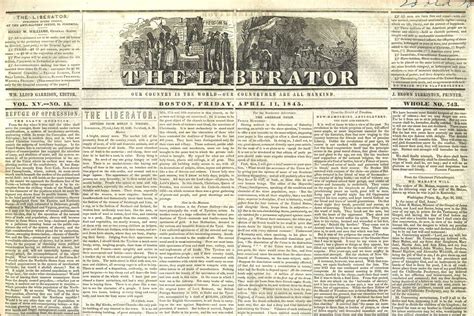 The Liberator The Most Influential Abolitionist Newspaper In History The Mitchell Collection