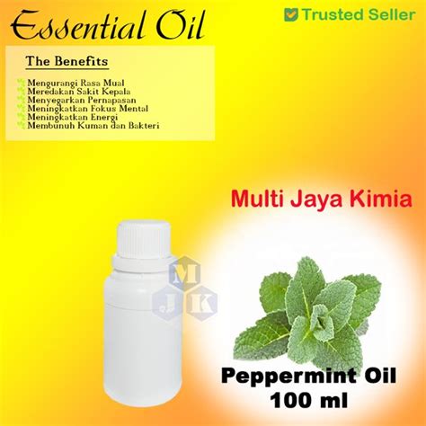 Jual Peppermint Essential Oil Minyak Peppermint PURE 100ml Di Lapak