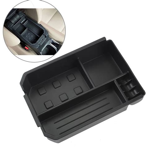 Car Center Console Armrest Storage Box Glove Box Organizer Tray For