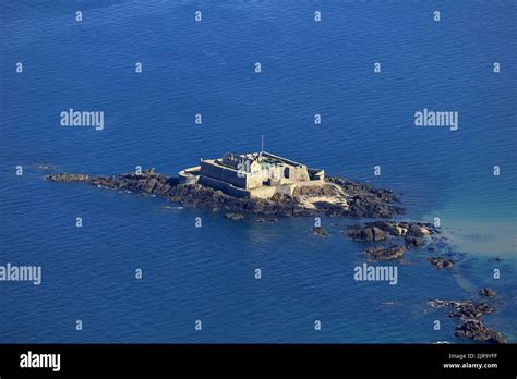 Saint Malo Brittany North Western France Aerial View Of The