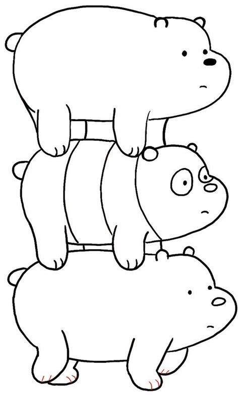 How To Draw A Cartoon Bear On Top Of A Hippopotamus Step By Step