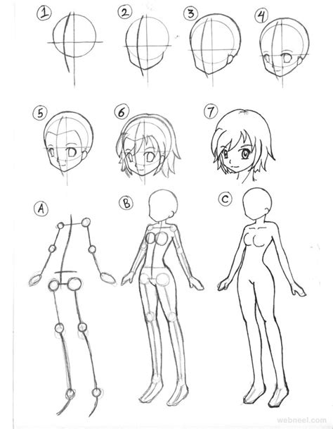 How To Draw Anime Tutorial With Beautiful Anime Character Drawings 28